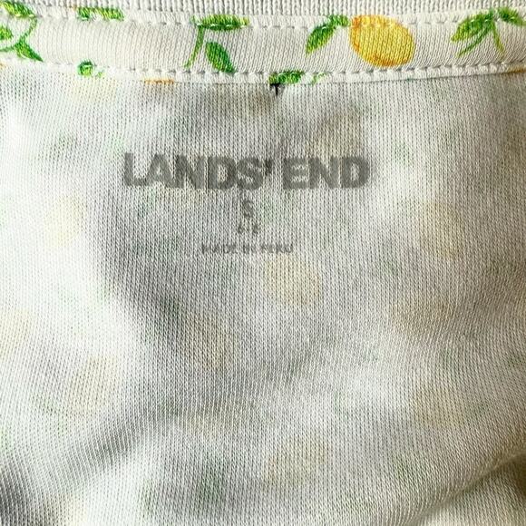 Lands' End cutesie lemon top polo- S - Picture 3 of 7